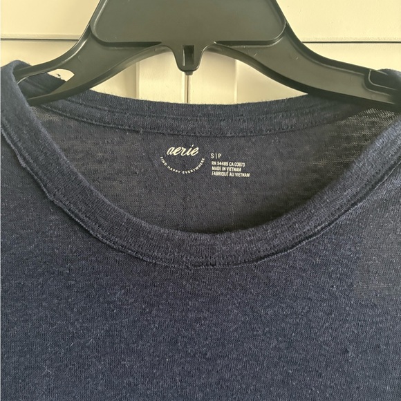 Aerie Navy Women's Short Sleeve Tee - Picture 3 of 4
